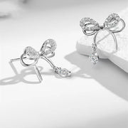 925 silver butterfly stud earrings, view 6 - MRSLM