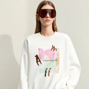 Women's college style sweatshirt, view 3 - MRSLM