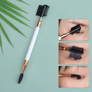double ended eyebrow and eyelash comb brush, view 3 - MRSLM