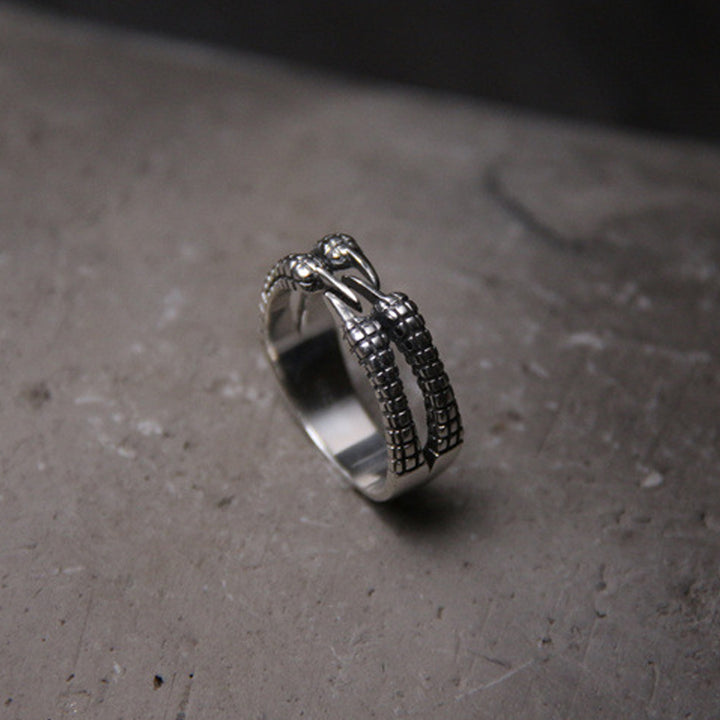 S925 Sterling Silver Dragon Claw Personalized Dominant Ring
