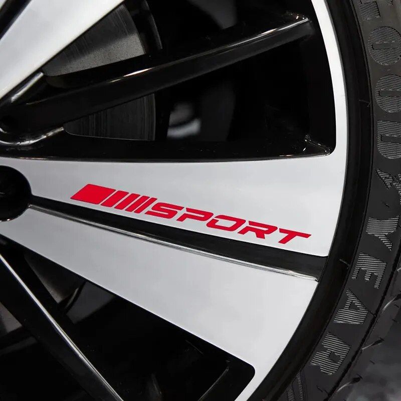 sport racing wheel rim vinyl stripes - MRSLM