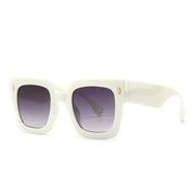 retro square frame cat eye sunglasses, view 6 - MRSLM