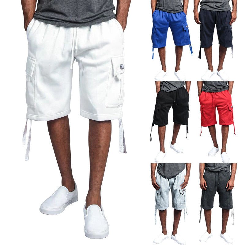 men's multi-pocket cargo shorts, view 2 - MRSLM