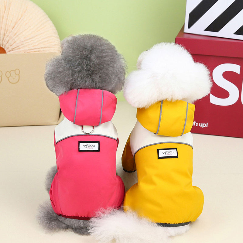 Capa de chuva impermeável para animais de estimação