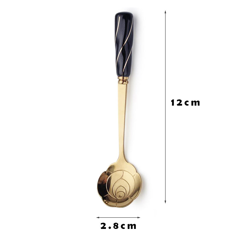 stainless steel dessert spoon, view 5 - MRSLM