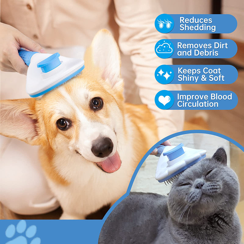 professional slicker dog brush, view 6 - MRSLM