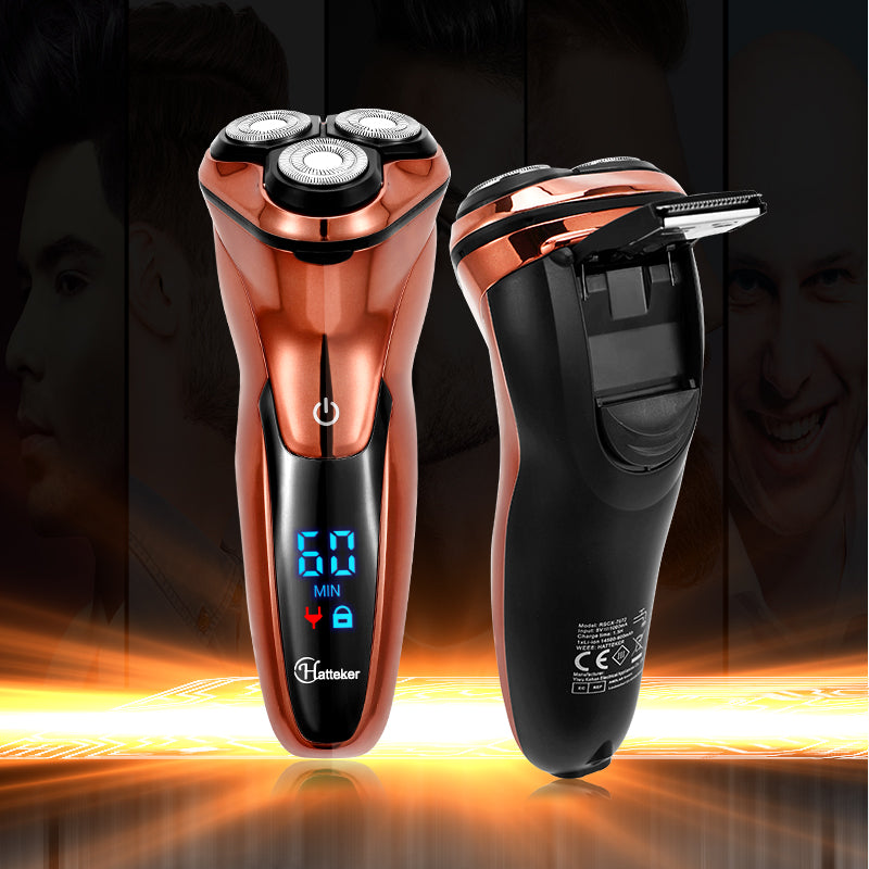 cordless electric shaver for men, view 3 - MRSLM