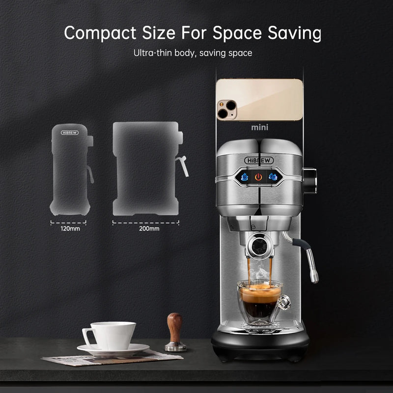 super slim espresso cappuccino machine, view 3 - MRSLM