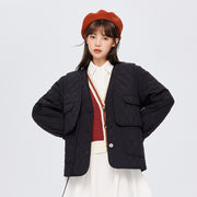mid-length women's winter coat, view 2 - MRSLM