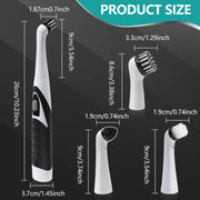 multifunctional sonic scrubber cleaning tool, view 7 - MRSLM