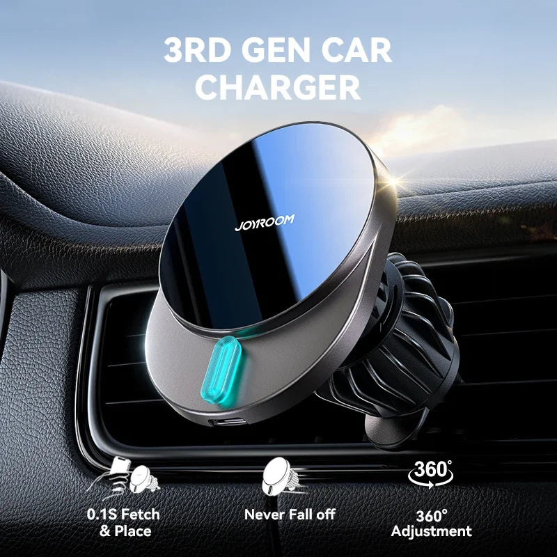 Carregador sem fio para carro de 15 W