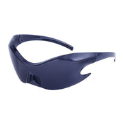 Rimless gradient mirror sunglasses, view 9 - MRSLM