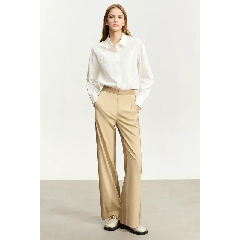 Wide-leg casual pants for women, view 3 - MRSLM