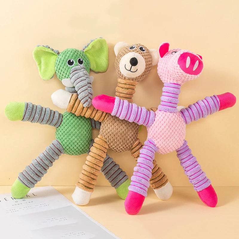 cute animal plush puzzle toy, view 8 - MRSLM