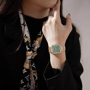 women's square watch with Japan quartz movement, view 10 - MRSLM