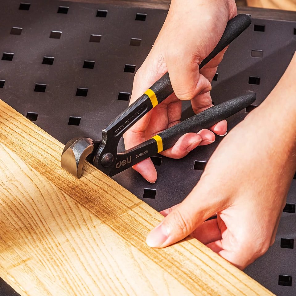8-Inch Professional Carpenter Pliers for Tile, Wire Crimping, and Cutting