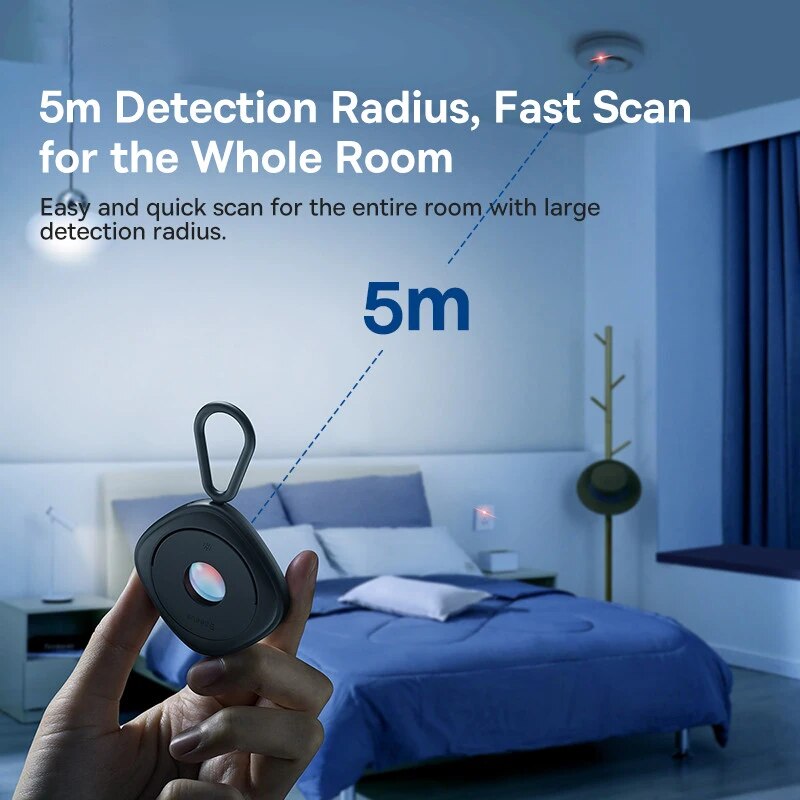 portable hidden camera detector, view 6 - MRSLM