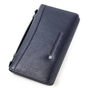men's long cowhide wallet, view 6 - MRSLM