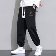 cropped casual loose mens long pants, view 8 - MRSLM
