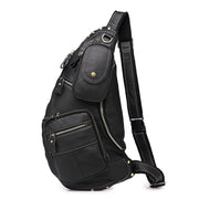 Retro cowhide messenger bag, view 2 - MRSLM