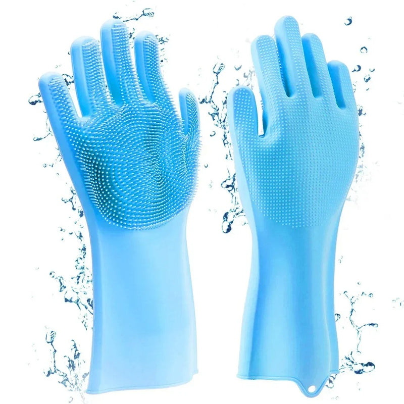 pet grooming silicone gloves, view 6 - MRSLM