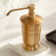 golden retro brushed brass bathroom set, view 2 - MRSLM