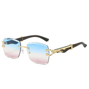 rectangle sunglasses with gradient lenses, view 11 - MRSLM