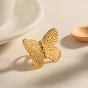 vintage butterfly ring, view 7 - MRSLM