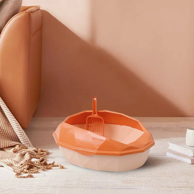 colorful diamond small cat litter box - MRSLM