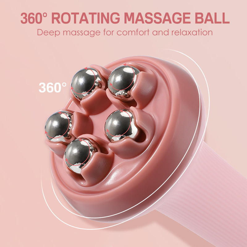 handheld five-ball massage roller, view 4 - MRSLM