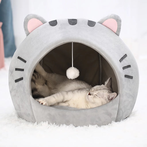 cozy cat bed cave - MRSLM