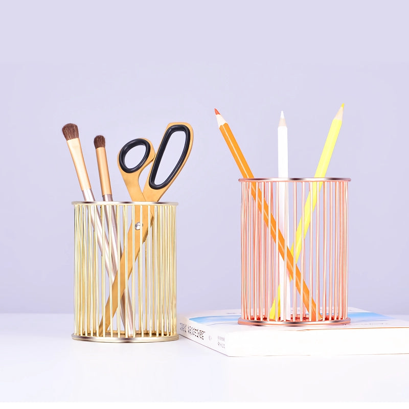 gold-plated pen holder, view 7 - MRSLM