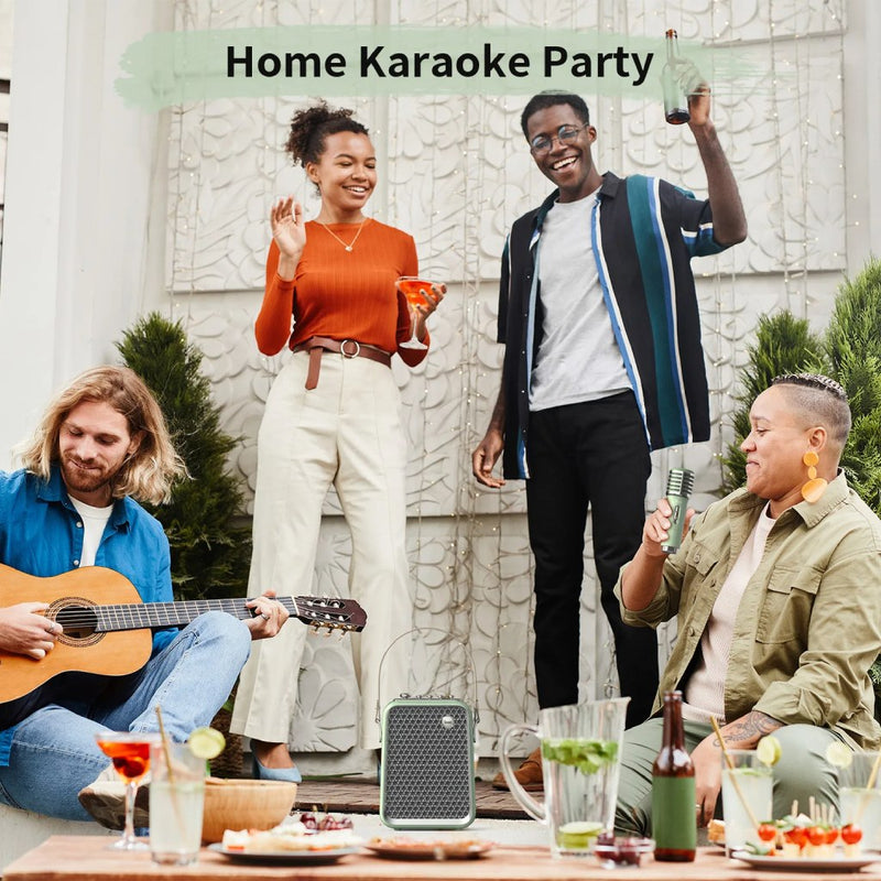 portable bluetooth karaoke speaker, view 7 - MRSLM