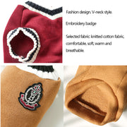 warm dog sweater vest, view 9 - MRSLM