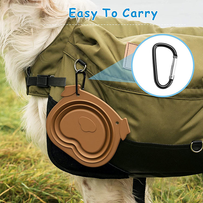 collapsible dog bowl, view 4 - MRSLM