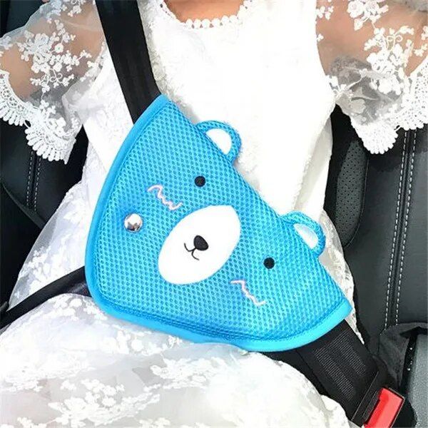 kid-friendly car seat belt adjuster, view 3 - MRSLM