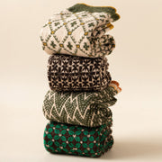women's winter long wool blend socks, view 11 - MRSLM