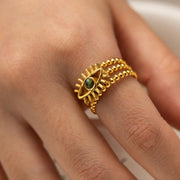 devil's eye adjustable ring - MRSLM