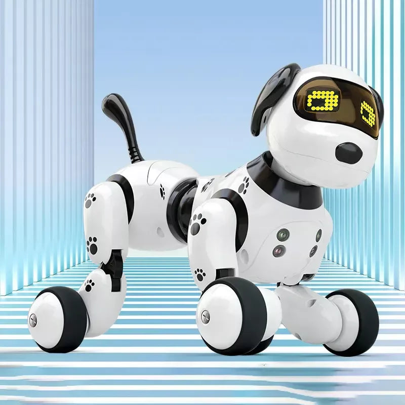 interactive AI robot dog toy, view 5 - MRSLM