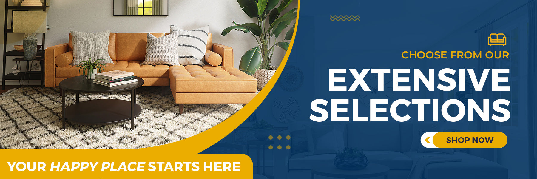 Home and living collection banner