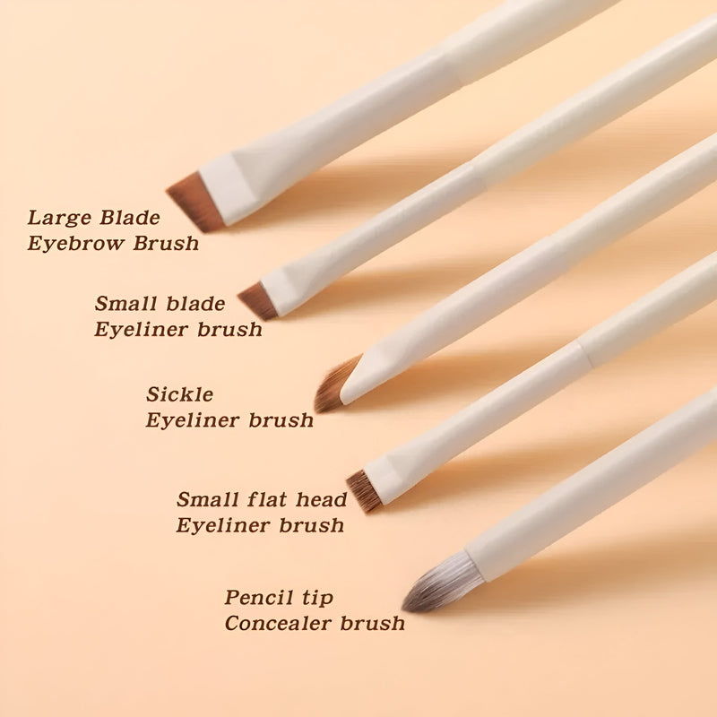 5-piece precision makeup brush set, view 5 - MRSLM