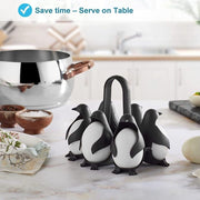 penguin egg cooker and storage rack, view 4 - MRSLM