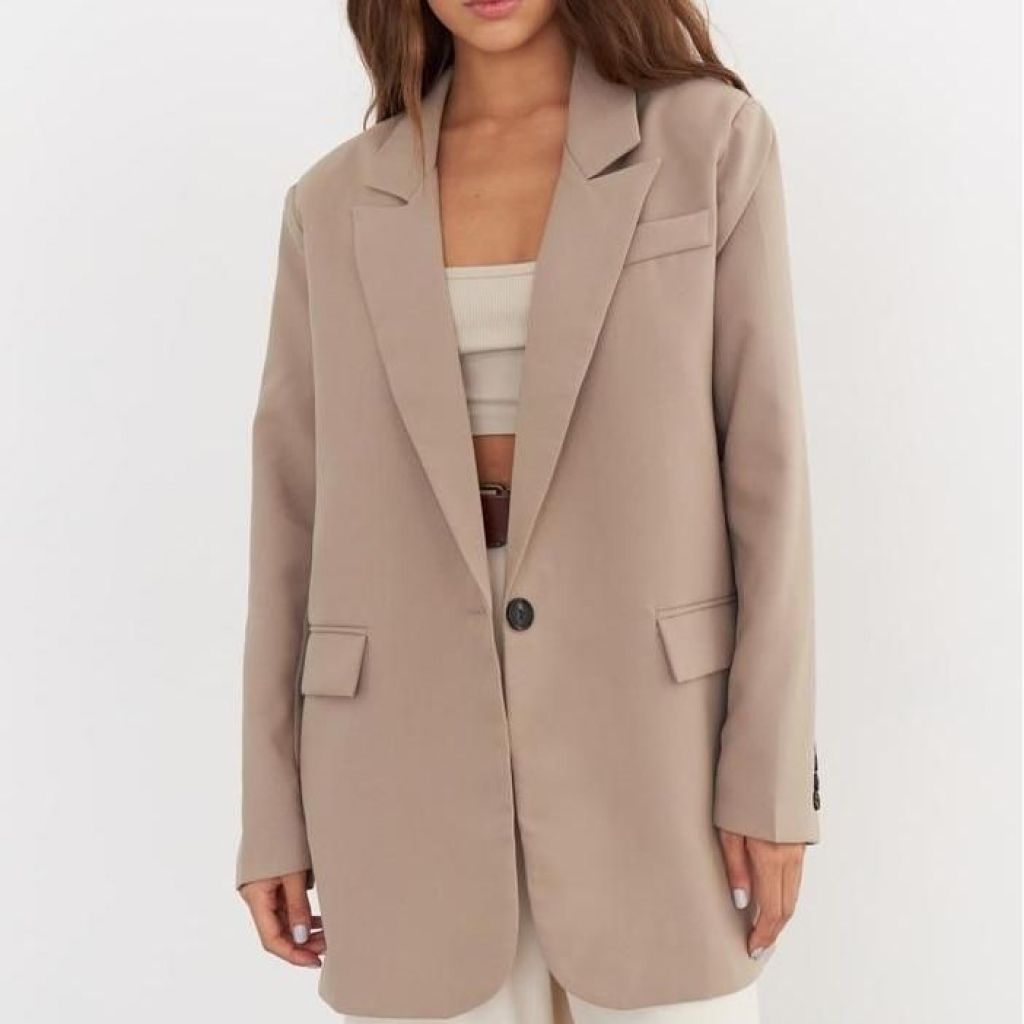 Blazer oversized chique para mulheres