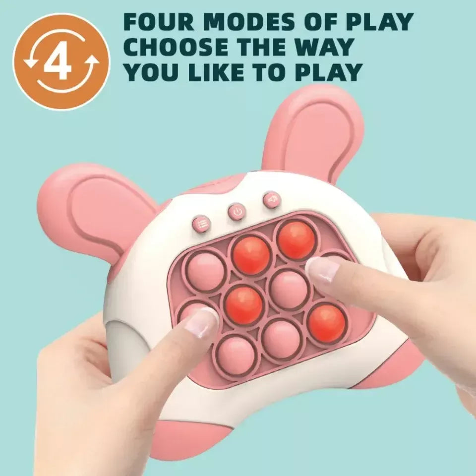Pop Quick Push Sensory Game Console - Stress Relief Toy for Kids and Adults