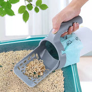 cat litter scoop with waste bin, view 8 - MRSLM