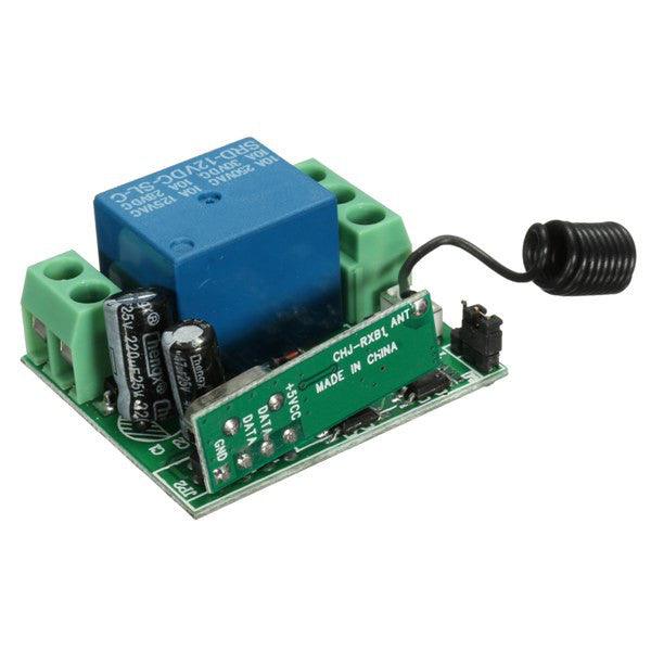 315MHz DC 12V 10A Wireless Remote Control Switch Relay Transmitter Receiver - MRSLM