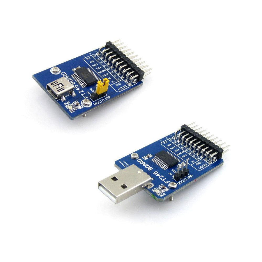 Waveshare® FT245 FT245RL USB to FIFO Module Communication Development Board Mini/Type-A Interface - MRSLM