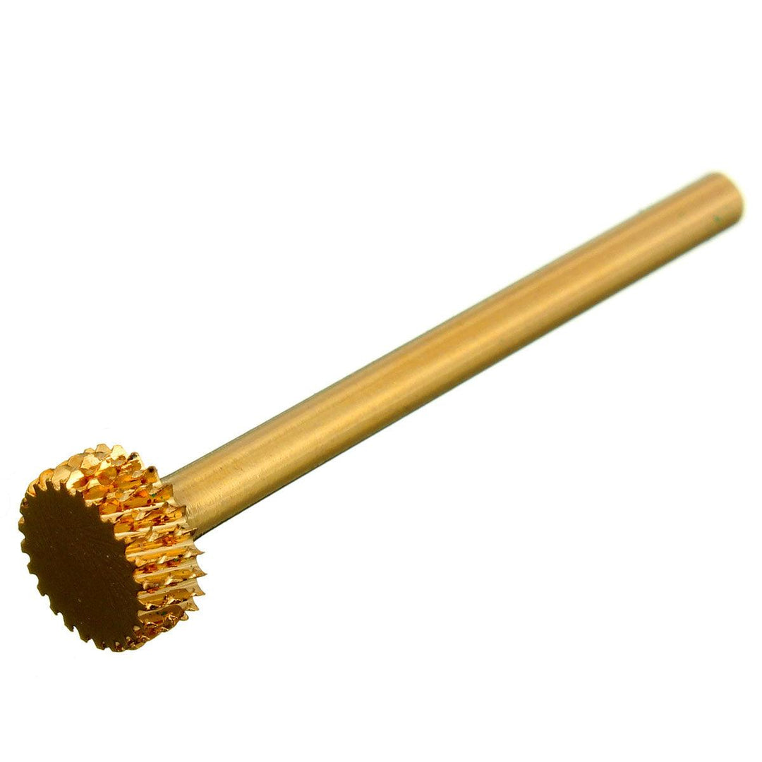1Pcs Pro Gold Aluminium Electric Carbide Grinding Head Manicure Nail Drill File Bit - MRSLM