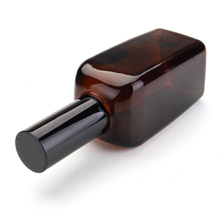 5Pcs Amber Glass Spray Bottles Water Sprayer Trigger for Essential Oil Perfume Toner - MRSLM