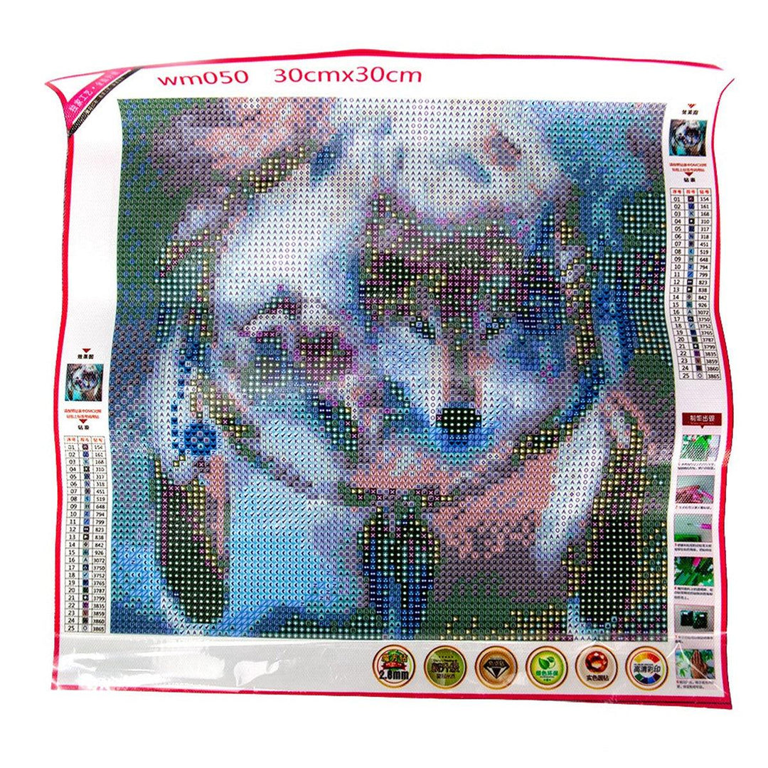 DIY 5D Diamond Painting Kit Dream Catcher Wolf Handmade Craft Cross Stitch Embroidery Home Wall Decoration - MRSLM